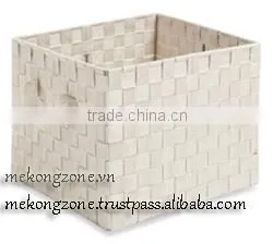 Durable Woven Strapping Storage Basket