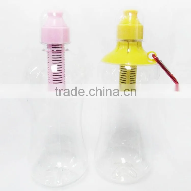 Shenzhen Wholesale 550ML BPA free Filter Bottle with Gfit Box
