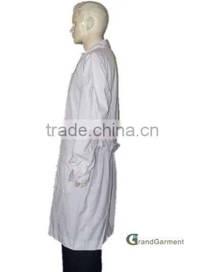 Anti-static Clothes White Lab Coat 99% Cotton 1%Anti-static Plus Size Designer