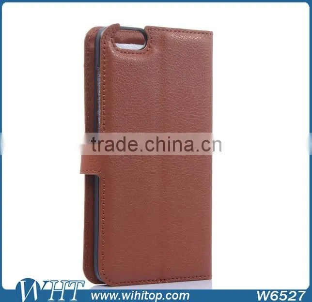Standing Style Credit Card for Huawei Honor 7 Leather Case, PU Leather+PU Flip Wallet Case for Honor 7