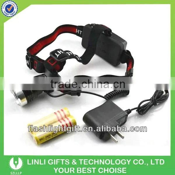 Cree T6 Led Rechargeable Zoom Head Lamp
