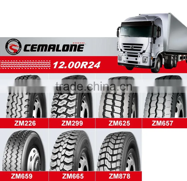 2015 low price tires with high quality inner tube 12.00r24 tires