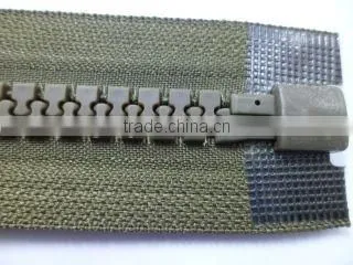 8# resin zipper plastic zipper open end with painted auto-lock slider zipper jacket zipper coate zipper