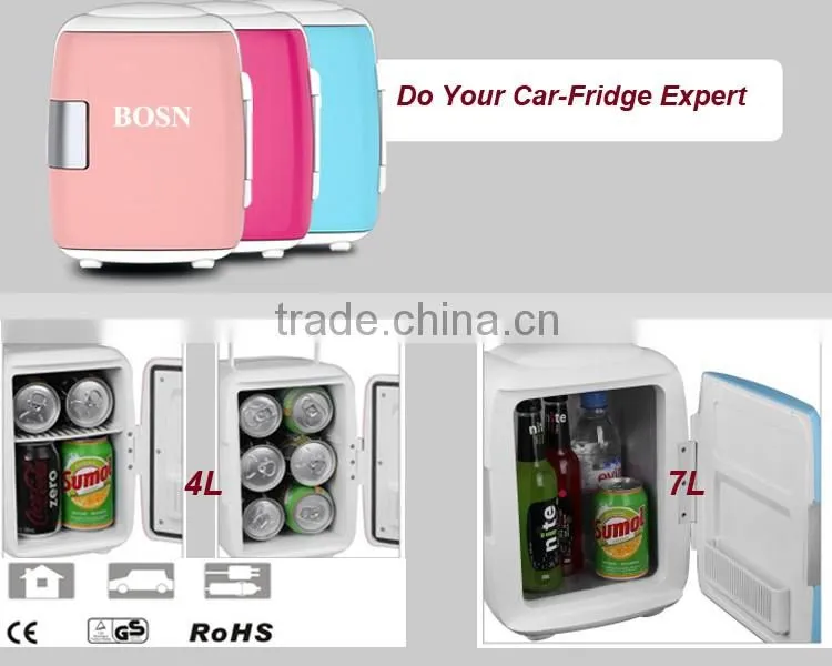 7 liter double cooling system 2016 new style fridge freezer dc 12v 24v