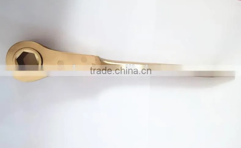 Anti-spark hand tools aluminum bronze ratchet wrench