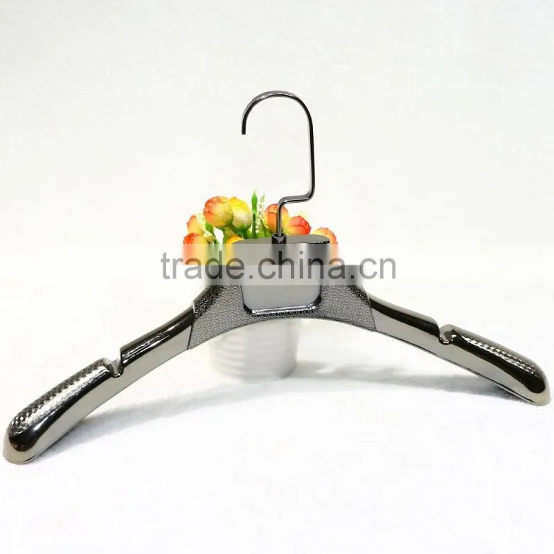 Electroplating gold plastic hanger /fancy clothes hanger
