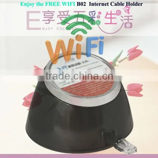 B-02 Hotel WIFI/Wireless Adaptor Guest Room Internet Cable Holder