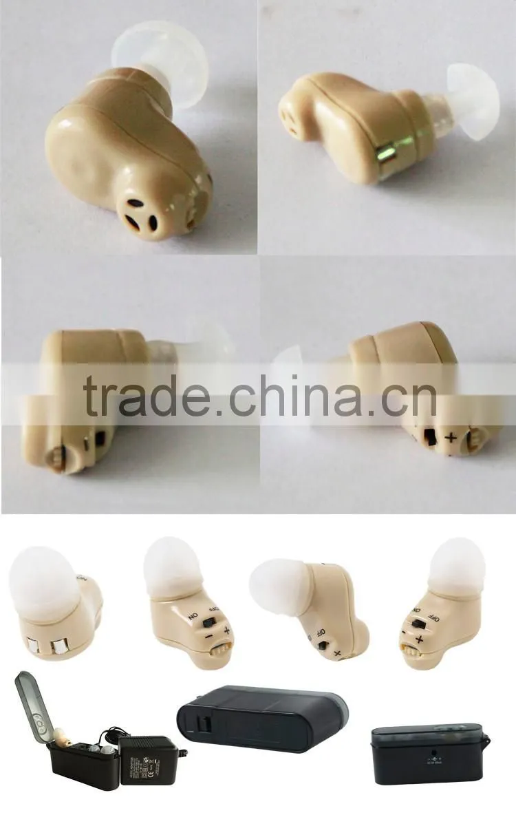 2016 Hot Sale Mini Hearing Amplifier ITE Rechargeable China Hearing Aids