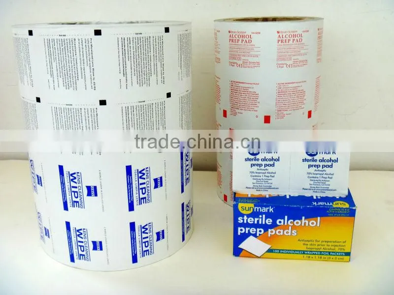 Folding paper alcohol prep pads case box