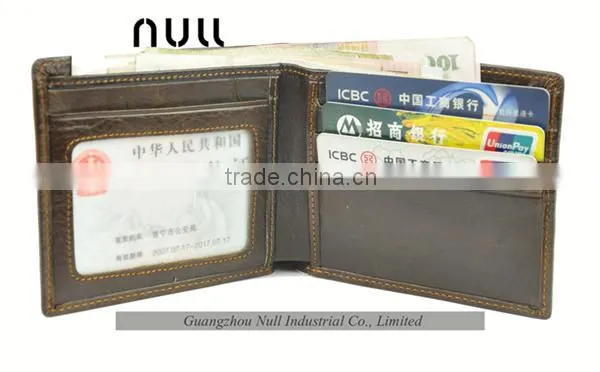 Men use card holder bifold crocodile skin wallet purse