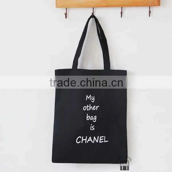 Factory price recyclable 8oz cotton canvas tote bag for shopping