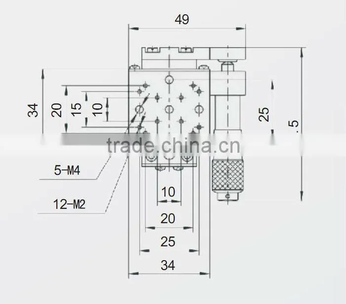LSSP-13XV Micrometer translation stage