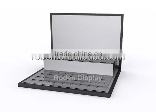 Clear Acrylic Beauty Case Cosmetic Showcase Cosmetic Floor Standing Display