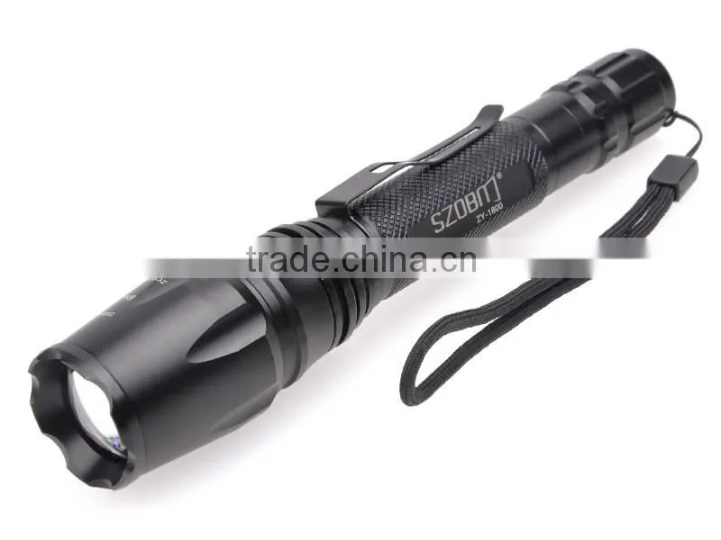 Zoom Focusing T6 LED Flashlight for Hunting wholesale