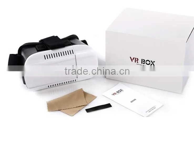 best selling premium type and polarized vr box 2.0 3d vr glasses virtual reality for any cell phone