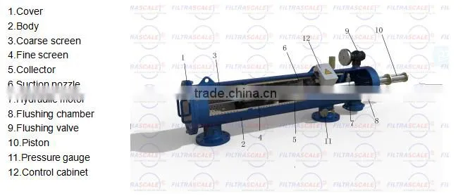 home pure water filter automatic suction filter
