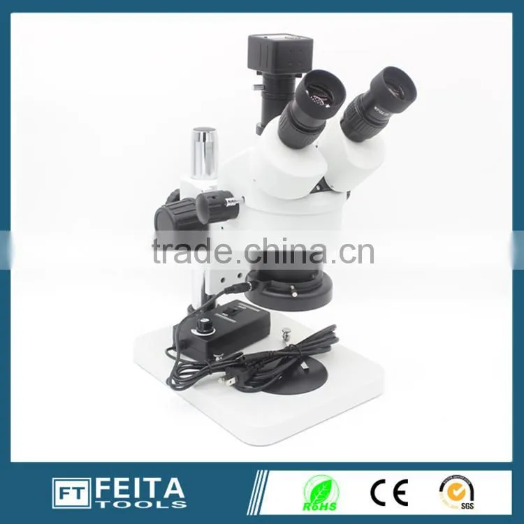 electron microscope magnification/Trinocular microscope usb microscope software/electric stereo microscope