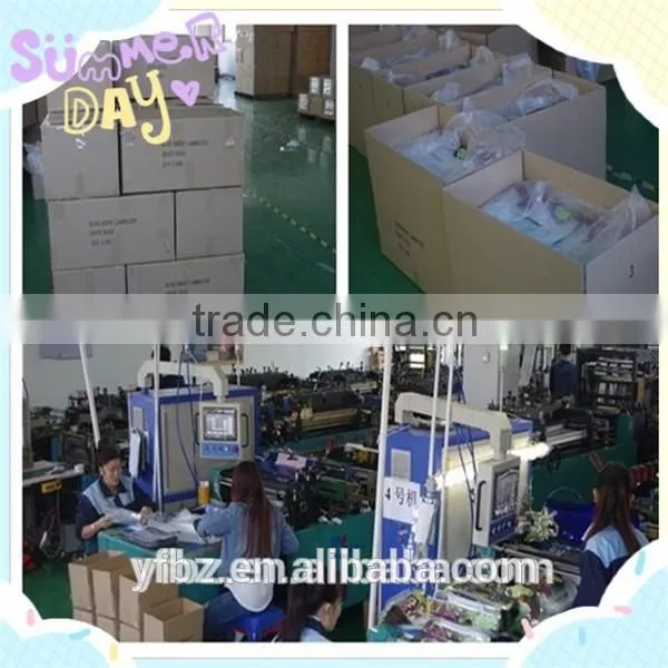 Custom compound laser garment packing bag with slideable zipper /plastic packaging bag for clothes