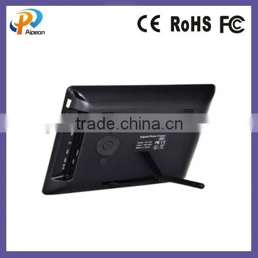 metal material coated digital touch screen 7" tft lcd touch screen module inlay mounted window showing.