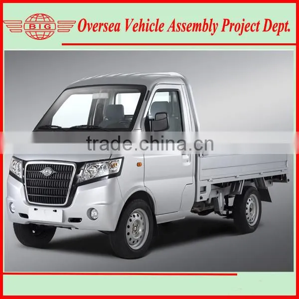 assemble RHD/LHD single cabin gasoline 1 ton truck with SKD/CKD