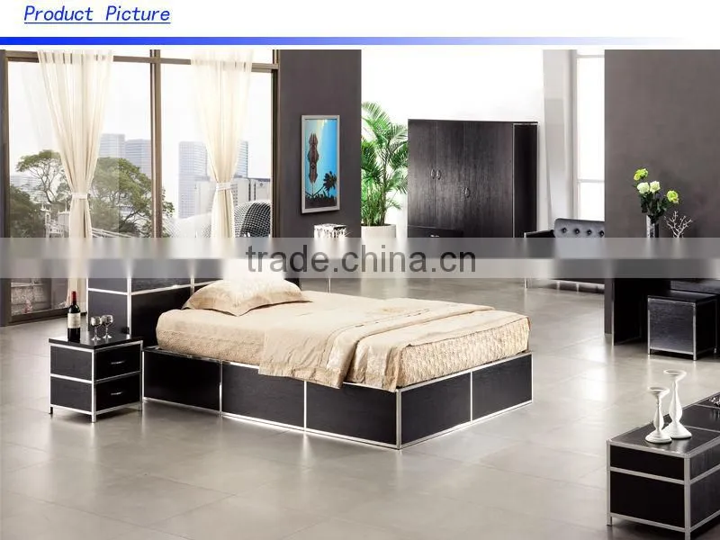 1.5M stainless steel hotel bed