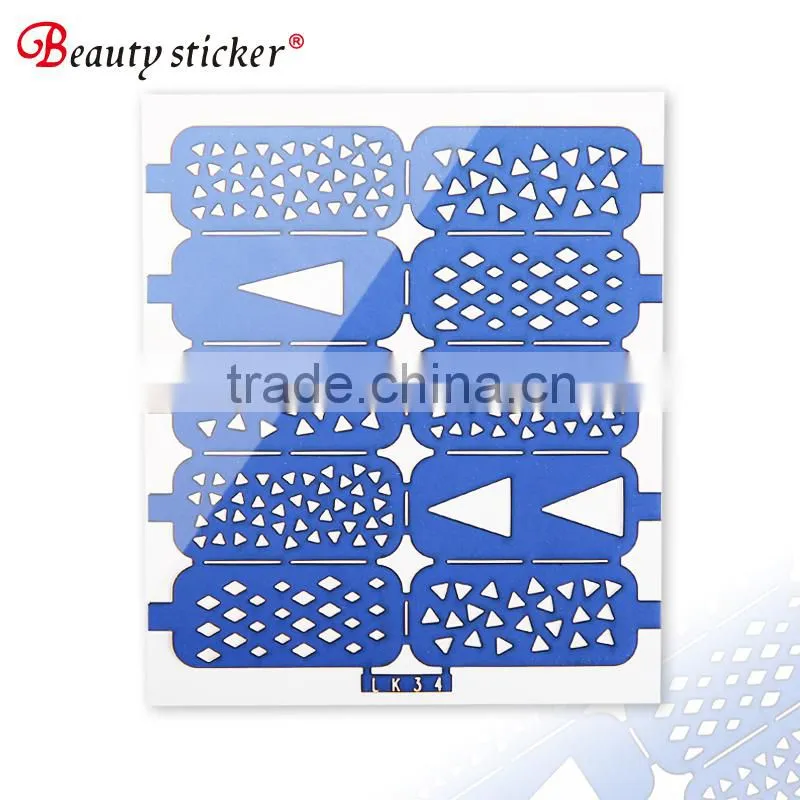 Factory Wholesale/OEM/ODM Nail Stencil Reusable Nail Stencil Sticker