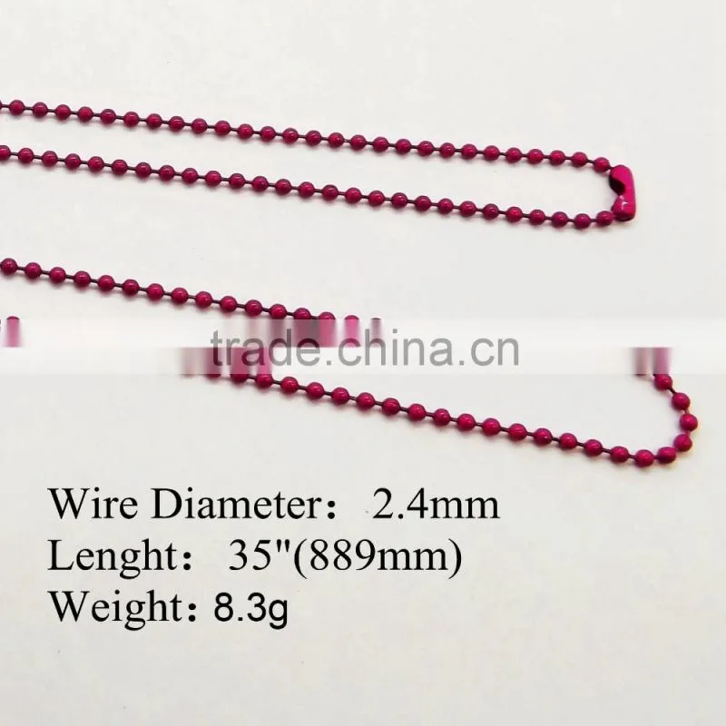 Fancy Electroplating Metal Neck Chain