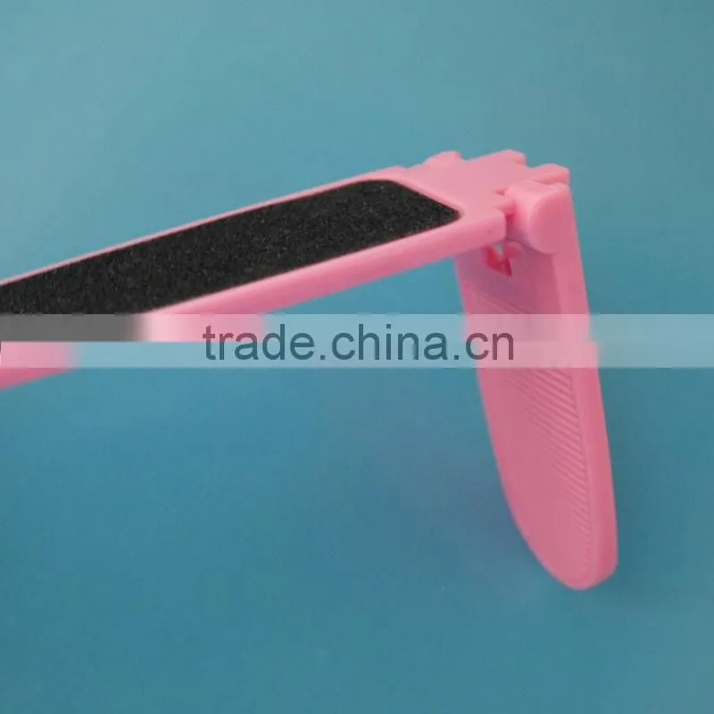 JBC-035 Folder plastich handle double side sandpaper pedicure foot file