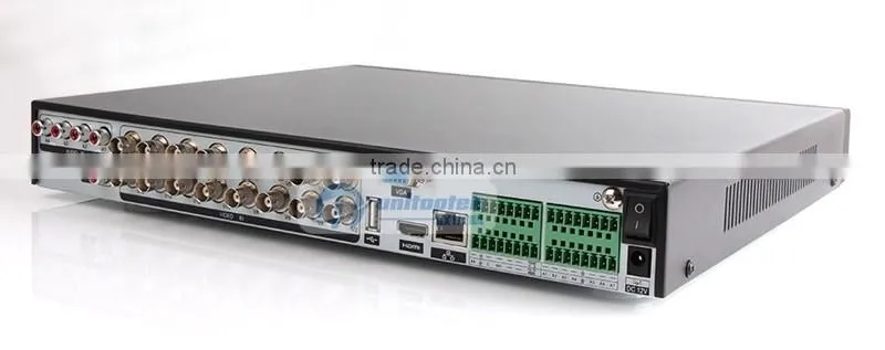 16 Channel 1080P Hybrid AHD DVR 16CH Surveillance Security KIT With 16PCS 2MP Bullet AHD Camera,IR 10M,Metal Housing,Waterproof