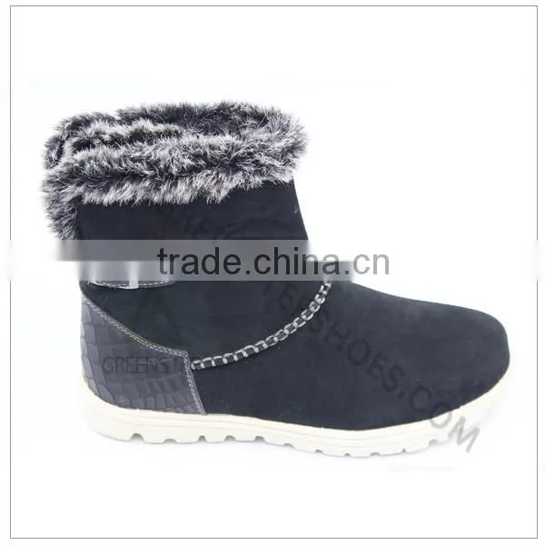 Brow Cow Suede Low Heel LadyAnkle Boots