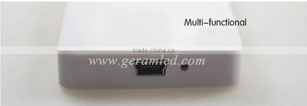 LED Battery Desk Lamp, Portable Luminaire Table Lamp, Table Lamp With Clock