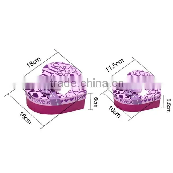 Sweet Heart Shape Paper Wedding Gift Box