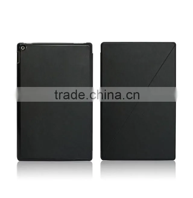 flip stand PU leather case for kindle fire 7, OEM design unique leather cases