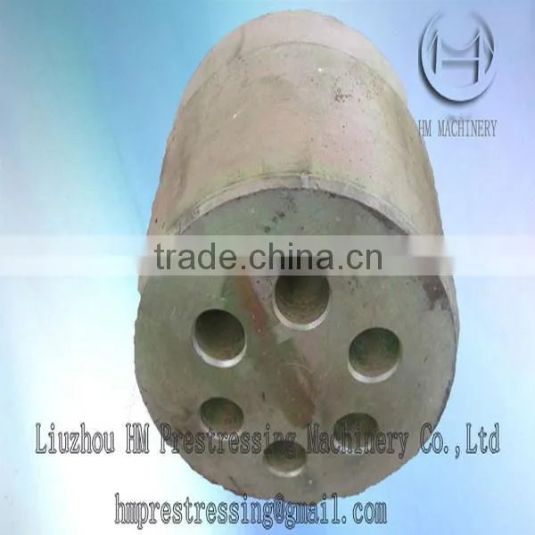 6-holes galvanized prestressing round tooling anchorage