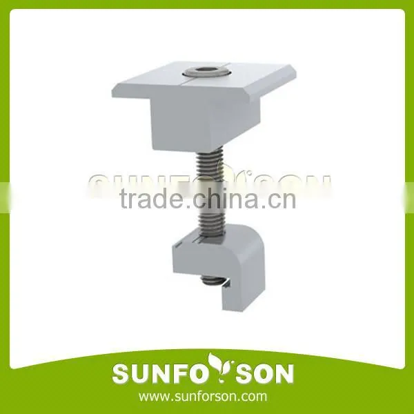 Solar panel clamp and rail etc solar bracket components