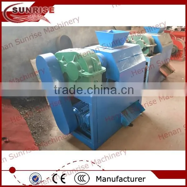 double roller cow manure fertilizer pellet machine