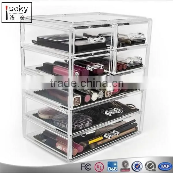 Acrylic Cosmetic Organizer Makeup Drawers Orgaization Lipstick Stand