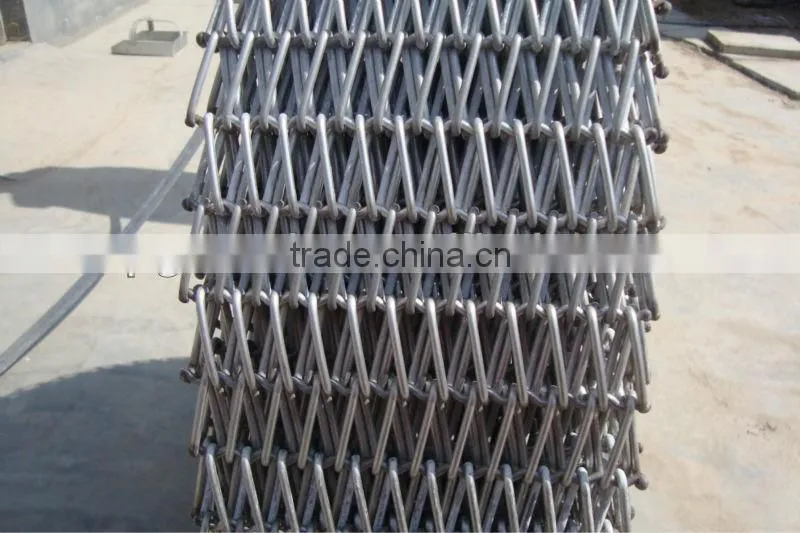 Stainless steel wire conveyor belts