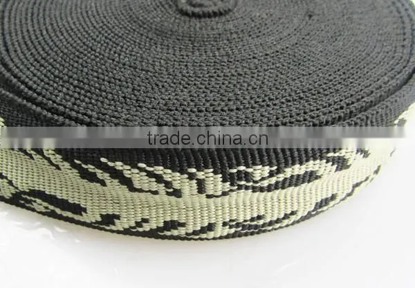 fashion pattern 30mm plain home textile used custom pp webbing
