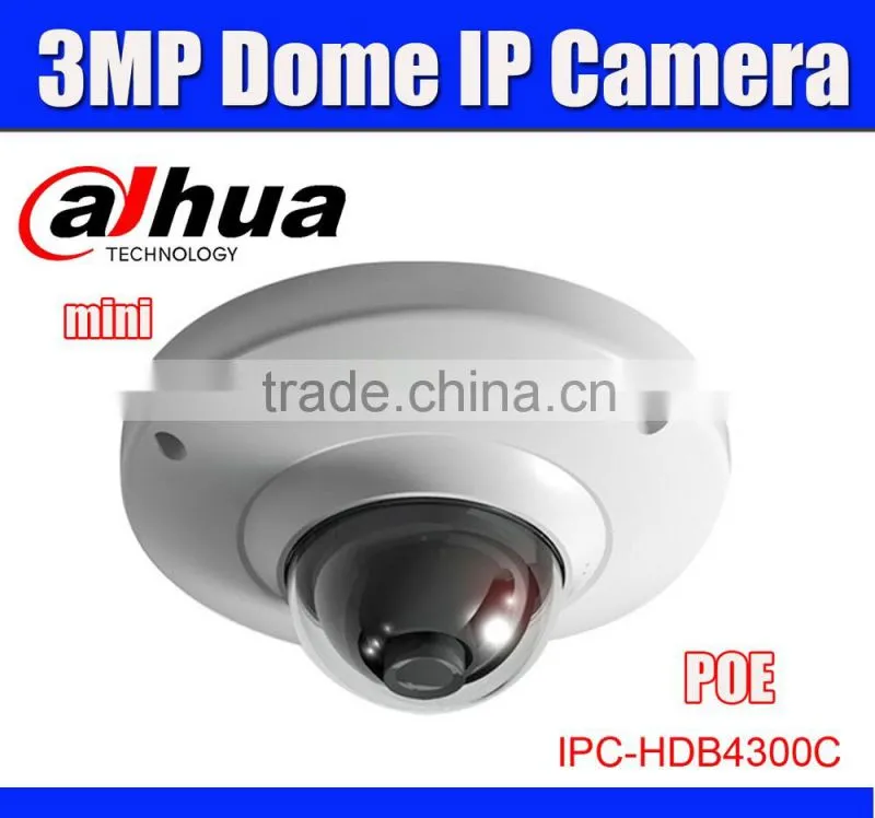 Dahua 3.0MP Dome IP Camera IPC-HDB4300C Onvif 1080P Security Network Camera Built-in POE HDB4300C 3.6mm 2.8mm lens
