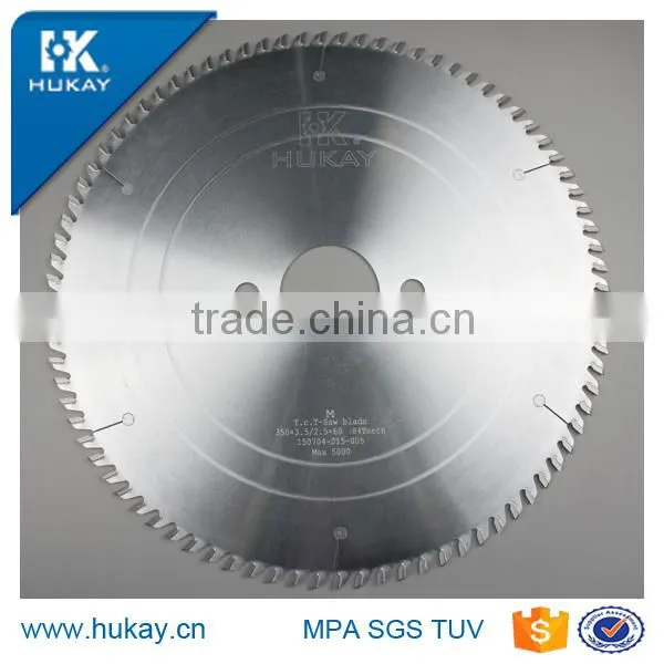 Panel sizing saw blade for MDF chipboard melamine smooth cutting