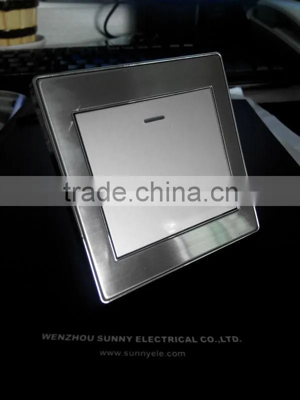 led push button wall light switch