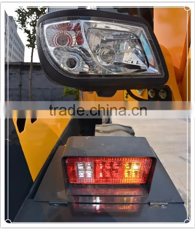 1.5 ton Mini Wheel Loader Pallet Fork Front Loader With Attachments