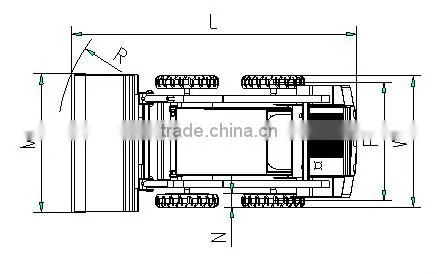 HOT mini Chinese skid steer loader for small space working