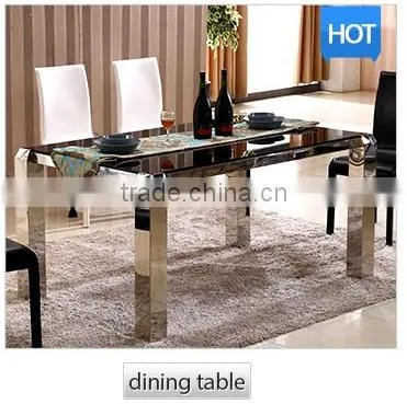 Hot sale modern living room gold wire side table with marble