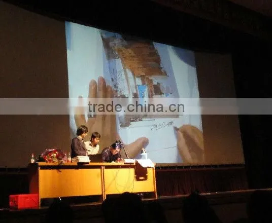Manual wall projection screen matte white screen