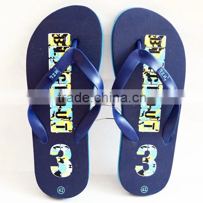 2016 new arrival EVA boys flip flops beach slippers