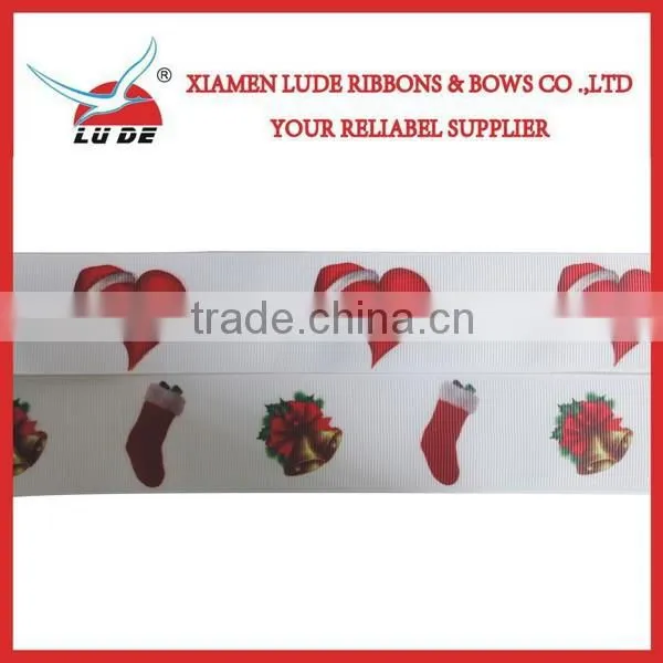 custom design cotton petersham ribbon for wholesale