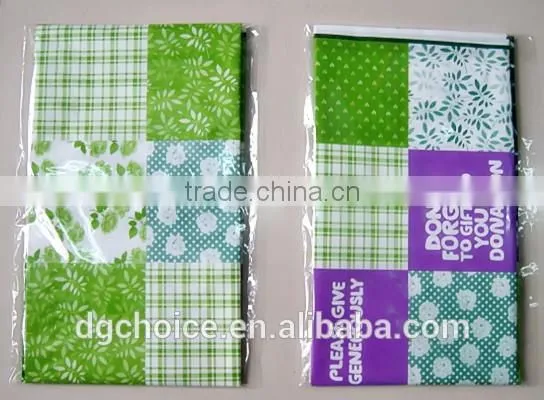 Eco friendly waterproof beautiful green table cover