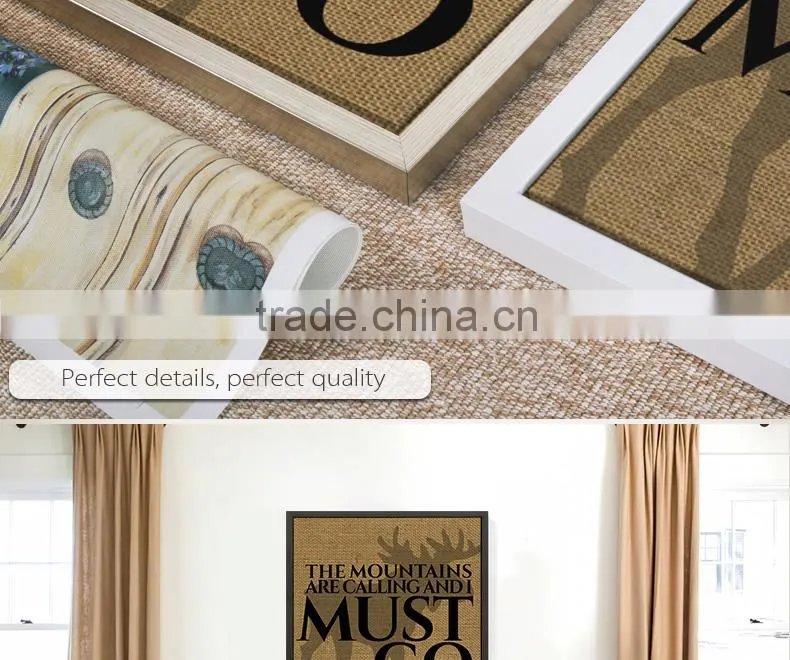 2016 new style popular letter painting with the competive price canvas